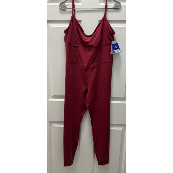 Women's JoyLab Bodysuit Size L Burgundy - Picture 2 of 7